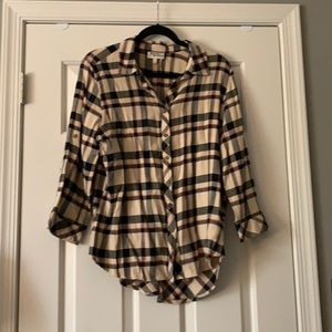 Hi-low light flannel